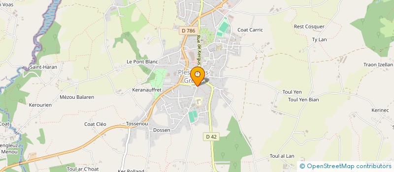 localisation de l'entreprise MERRY CAROLERS  PLESTIN-LES-GREVES