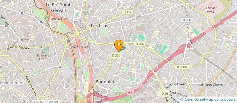 localisation de l'entreprise MERRY LIMES à BAGNOLET