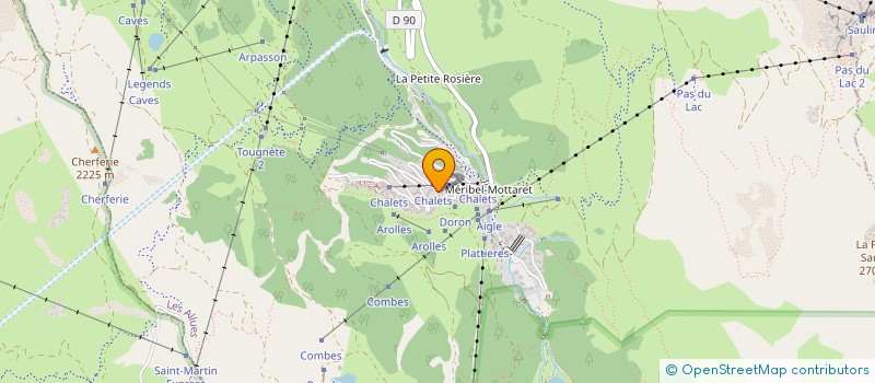 localisation de l'entreprise MERRY MERI  LES ALLUES