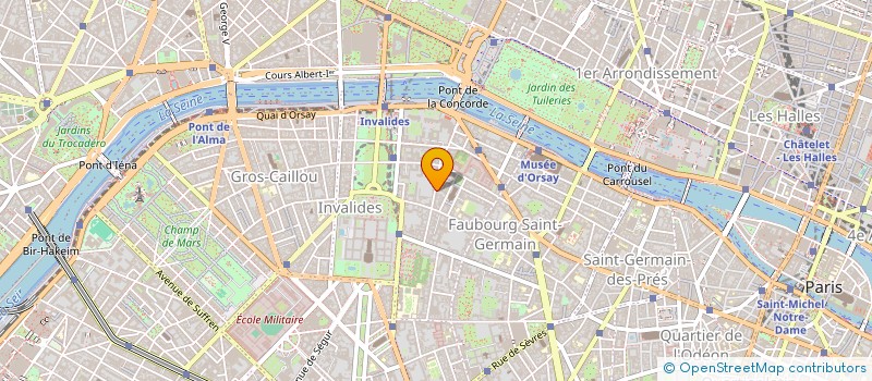 localisation de l'entreprise MERRYL DE CATUELAN - NATUROPATHE  PARIS