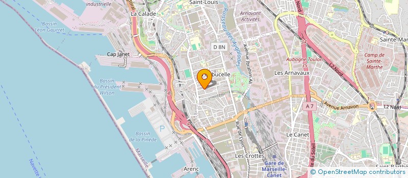 localisation de l'entreprise MERS à MARSEILLE