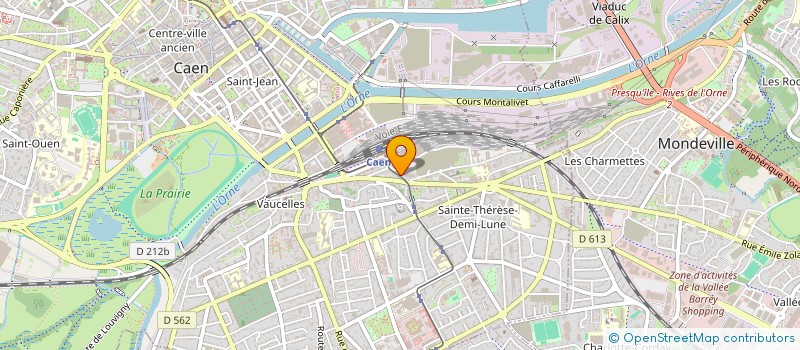 localisation de l'entreprise MERS à CAEN
