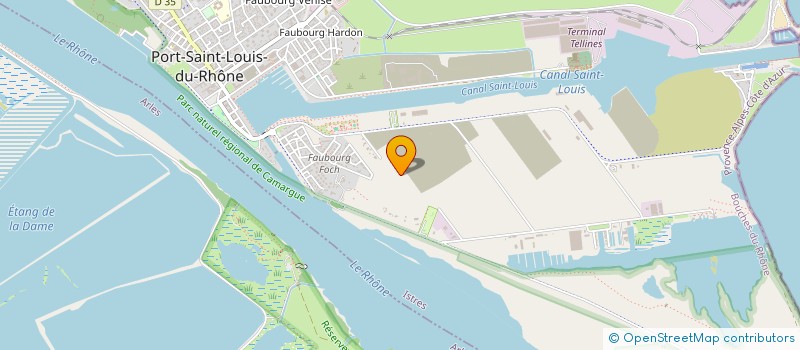 localisation de l'entreprise MERS ET OCEANS à PORT-SAINT-LOUIS