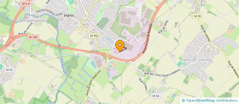 localisation de l'entreprise MERS IMMO  LEZENNES