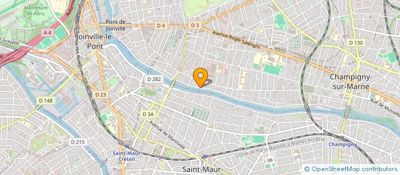 localisation de l'entreprise MERSCENE DIFFUSION à CHAMPIGNY-SUR-MARNE