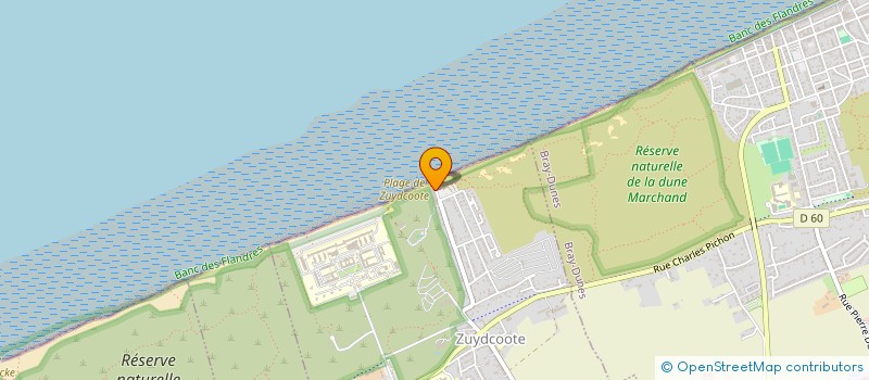 localisation de l'entreprise MERSEA  ZUYDCOOTE