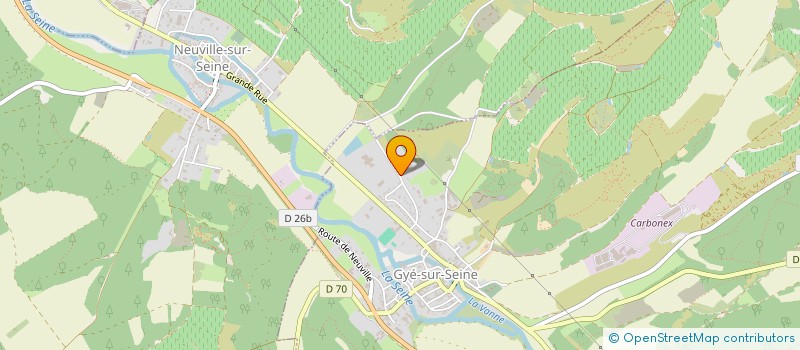 localisation de l'entreprise MERSI PRN à GYE-SUR-SEINE