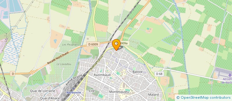 localisation de l'entreprise MERSIN à NARBONNE