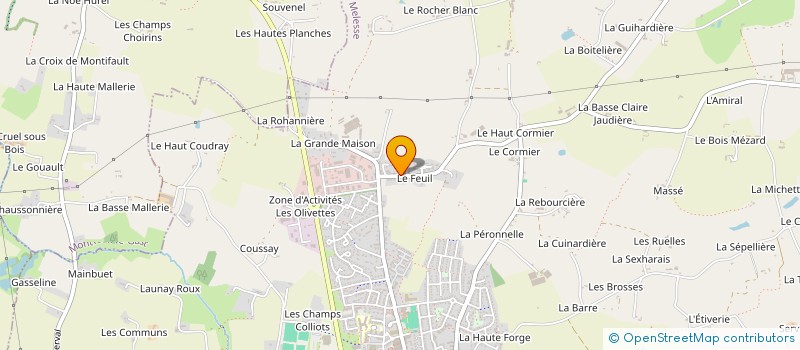 localisation de l'entreprise MERSK IMMO 1  MELESSE