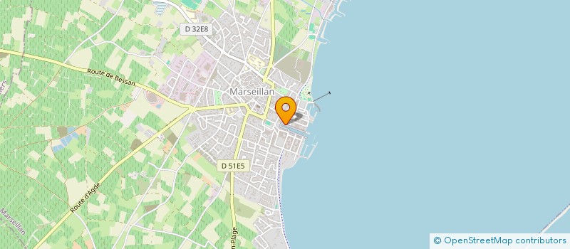 localisation de l'entreprise MERSOL à MARSEILLAN