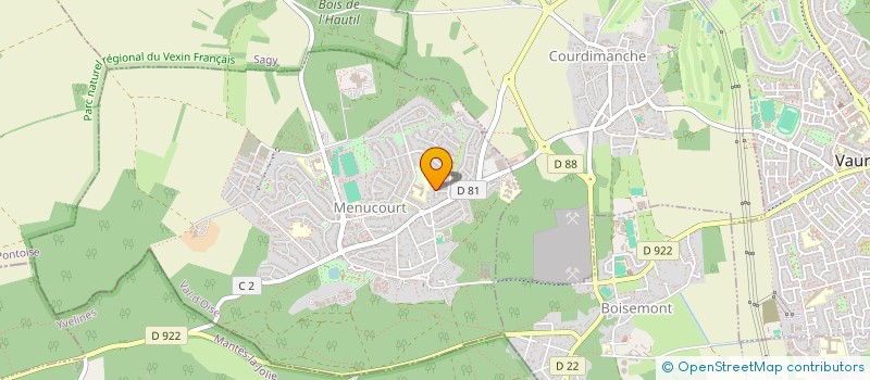 localisation de l'entreprise MERTENS & LEON  MENUCOURT