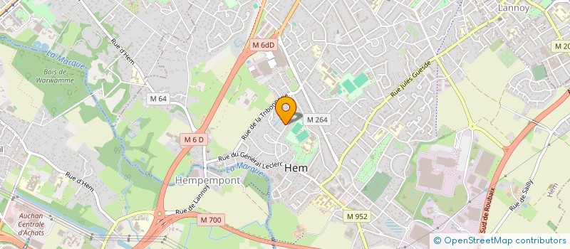 localisation de l'entreprise MERTIGO  HEM