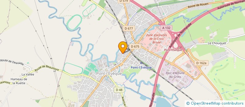 localisation de l'entreprise MERTZ INVEST  PONT-L'EVEQUE