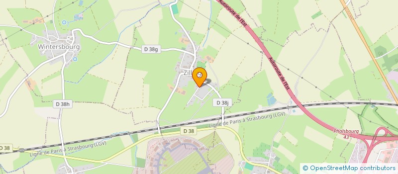 localisation de l'entreprise MERTZ-PELTIER  HANGVILLER