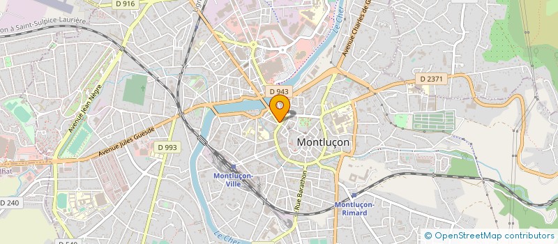 localisation de l'entreprise MERU à MONTLUCON