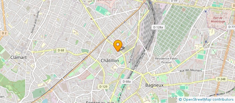 localisation de l'entreprise MERULA  CHATILLON