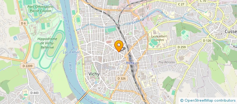 localisation de l'entreprise MERVA  BELLERIVE-SUR-ALLIER