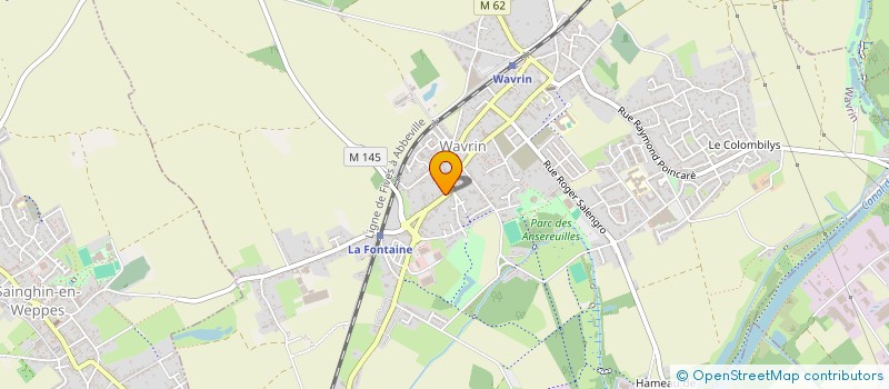 localisation de l'entreprise MERVAILLE  WAVRIN