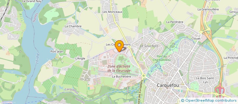 localisation de l'entreprise MERVANE  CARQUEFOU