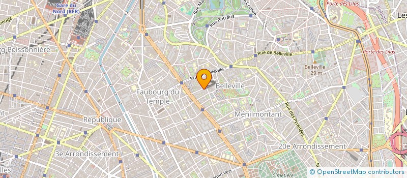 localisation de l'entreprise MERVEILLE  PARIS