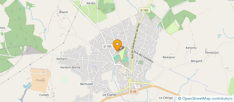 localisation de l'entreprise MERVEILLE  SURZUR