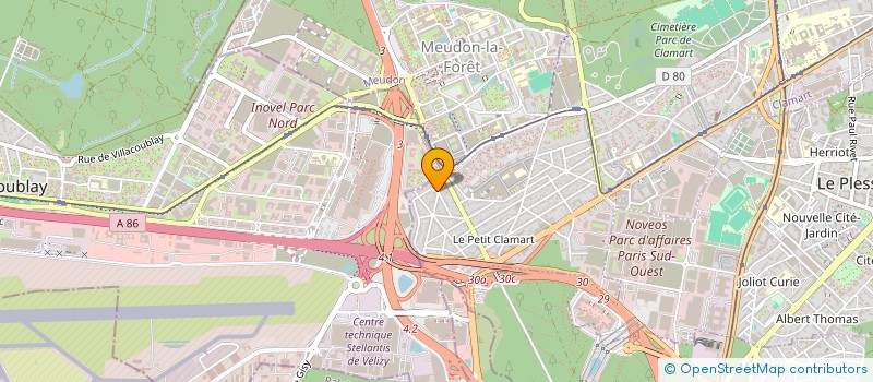 localisation de l'entreprise MERVEILLE DES LILAS à CLAMART
