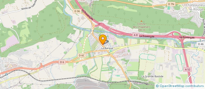 localisation de l'entreprise MERVEILLE DES MERS TRANSPORTS  FUVEAU