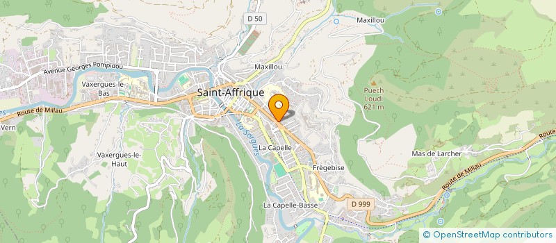 localisation de l'entreprise MERVEILLE INSTITUT - SPA à SAINT-AFFRIQUE