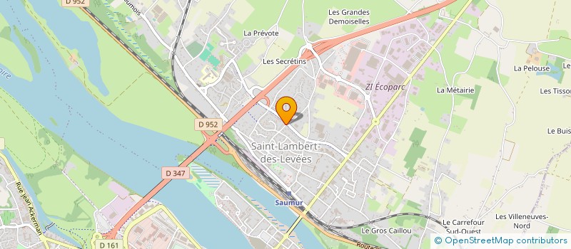 localisation de l'entreprise MERVEILLES  SAUMUR