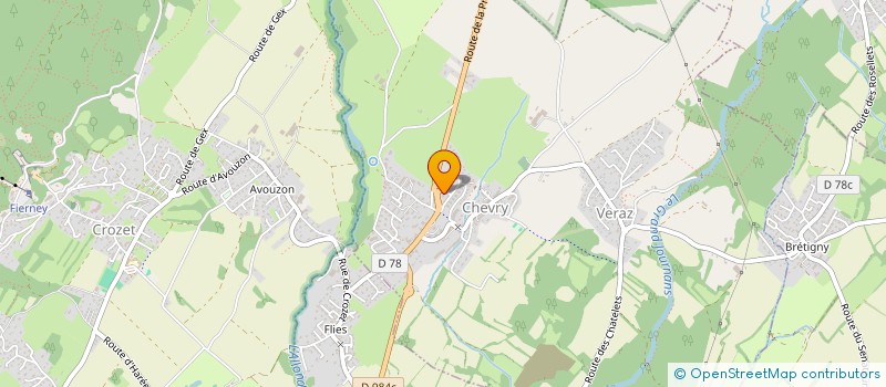 localisation de l'entreprise MERVEILLES DE CHEVRY  CHEVRY