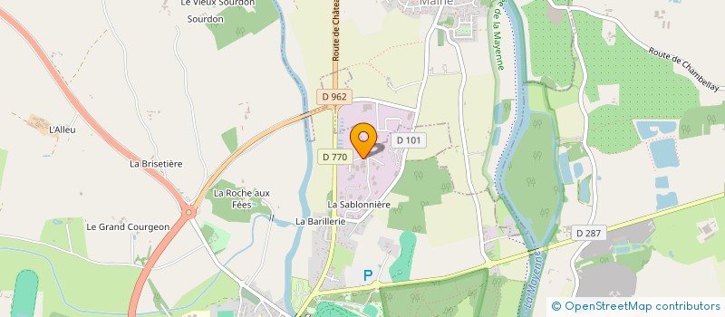 localisation de l'entreprise MERVEILLES DE FRANCE  LE LION-D'ANGERS