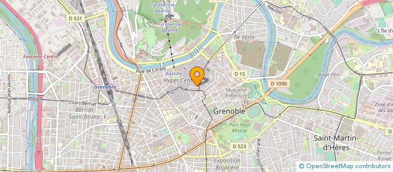 localisation de l'entreprise MERVEILLES DE LA TERRE à GRENOBLE