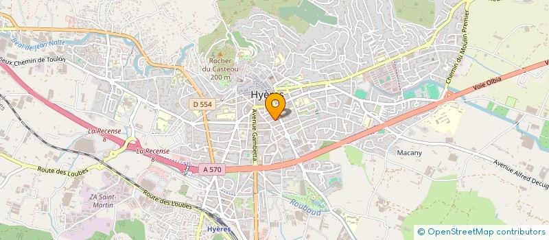 localisation de l'entreprise MERVEILLES DU MONDE MEDITERRANEEN à HYERES