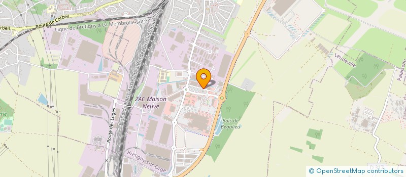 localisation de l'entreprise MERVEILLES DU PORTUGAL 91 à BRETIGNY-SUR-ORGE