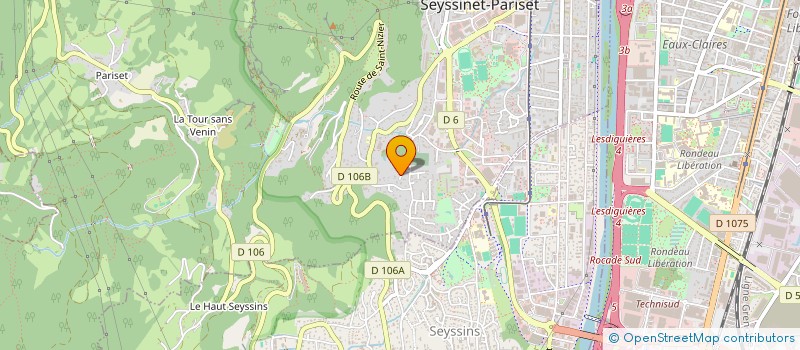 localisation de l'entreprise MERVEILLES NATURELLES à SEYSSINET-PARISET