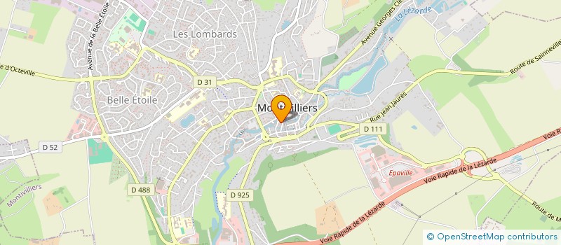 localisation de l'entreprise MERVEILLEUSE  MONTIVILLIERS