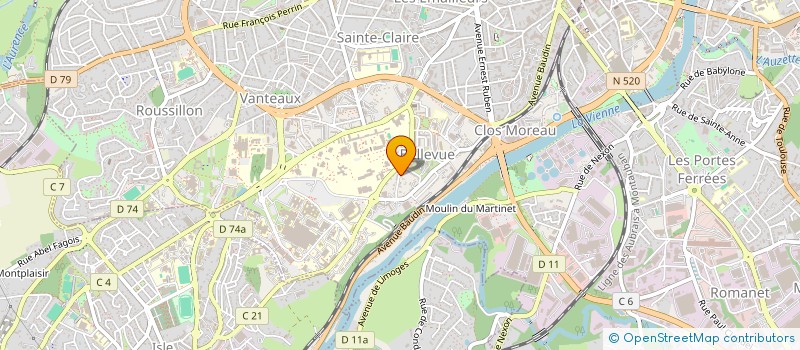 localisation de l'entreprise MERVEILLEUSE AVENTURE HUMANITAIRE DES ERGOTHERAPEUTES DE LIMOGES à LIMOGES