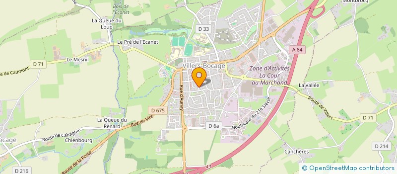 localisation de l'entreprise MERVEILLEUSES FANTAISIES  VILLERS-BOCAGE