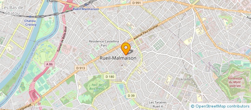 localisation de l'entreprise MERVEILLEUX à RUEIL-MALMAISON