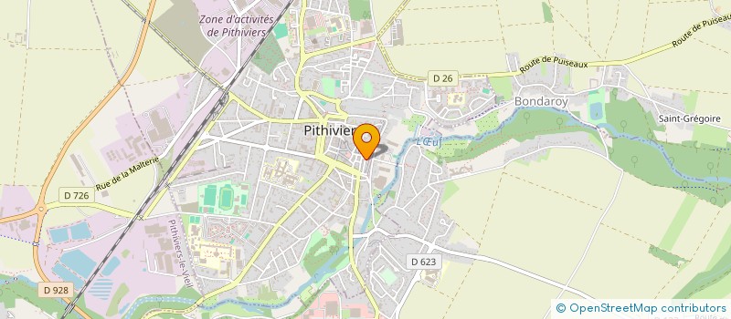 localisation de l'entreprise MERVELO  PITHIVIERS