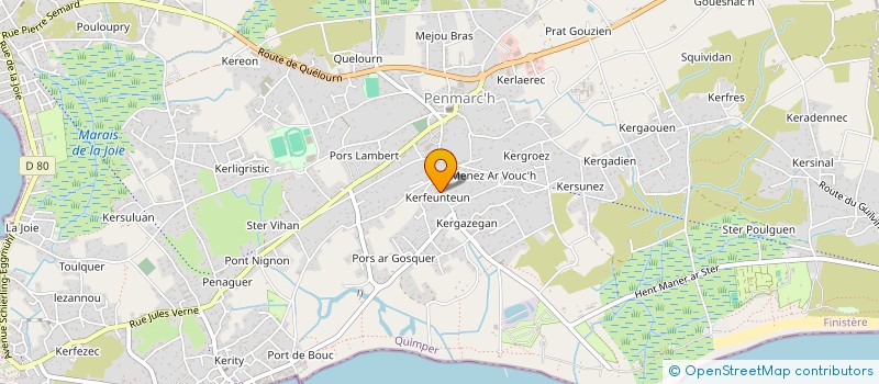 localisation de l'entreprise MERVENT CONSEILS à PENMARCH
