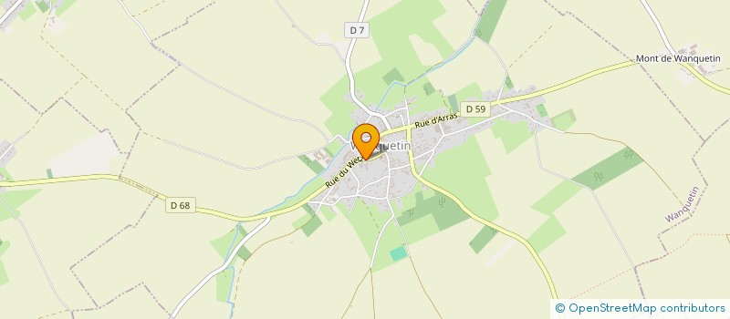 localisation de l'entreprise MERVILLE à WANQUETIN