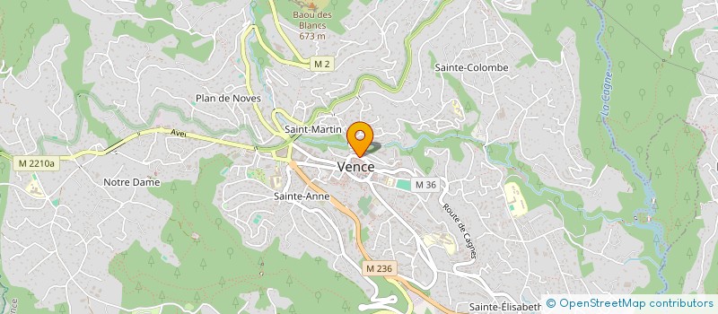 localisation de l'entreprise MERVILLE  VENCE