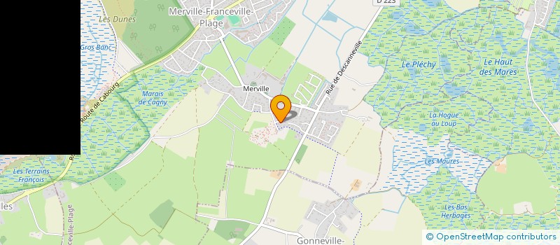 localisation de l'entreprise MERVILLE-BATTERIE  MERVILLE-FRANCEVILLE-PLAGE