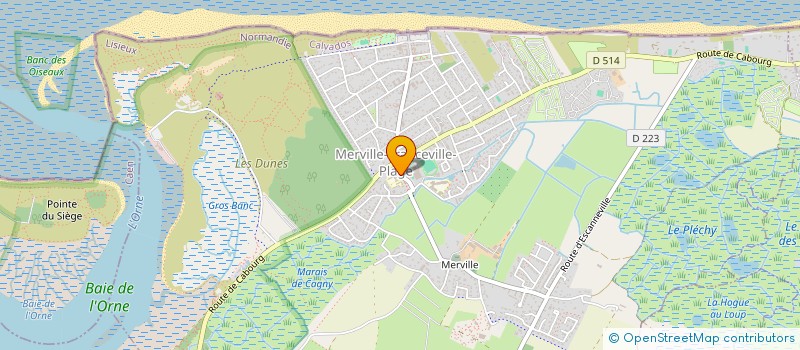 localisation de l'entreprise MERVILLE-FRANCEVILLE HANDBALL  MERVILLE-FRANCEVILLE-PLAGE