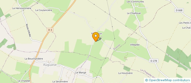 localisation de l'entreprise MERVILLE INVEST à ECORCEI
