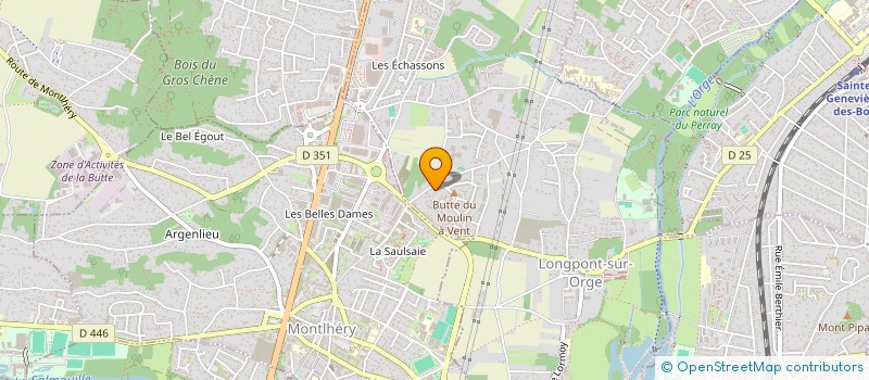 localisation de l'entreprise MERVILLE TAXI à LONGPONT-SUR-ORGE