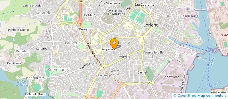 localisation de l'entreprise MERVILPRO  LORIENT