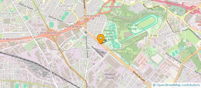 localisation de l'entreprise MERWAN FACADES  VENISSIEUX