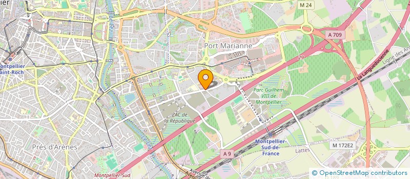 localisation de l'entreprise MERWYN HOLDING à MONTPELLIER